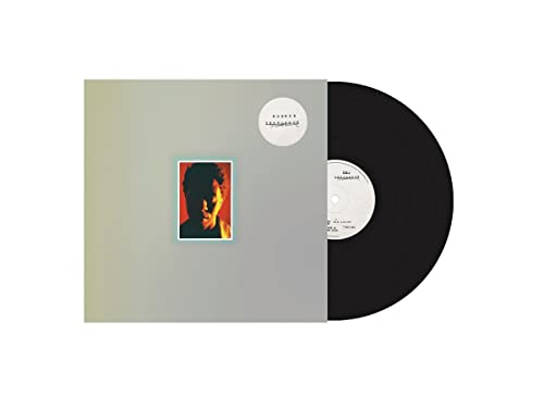 MorMor's "Semblance" vinyl record with grey sleeve and portrait insert.