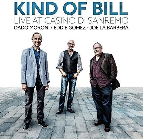 CD cover featuring three men, Dado Moroni, Eddie Gomez, and Joe La Barbera.