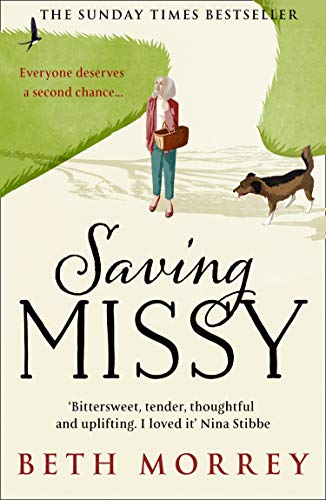 Book cover: woman and dog walking down a country path.