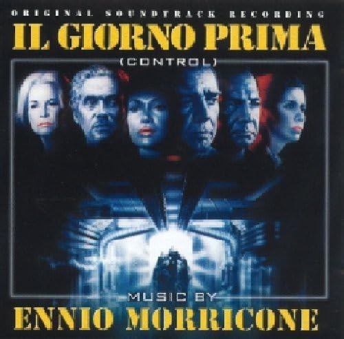 CD cover for Ennio Morricone’s “Control (Il Giorno Prima)” soundtrack.