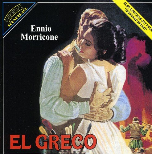 CD cover for Ennio Morricone’s “El Greco” soundtrack, featuring painted artwork.