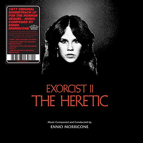 Vinyl record cover for “Exorcist II: The Heretic” soundtrack by Ennio Morricone.