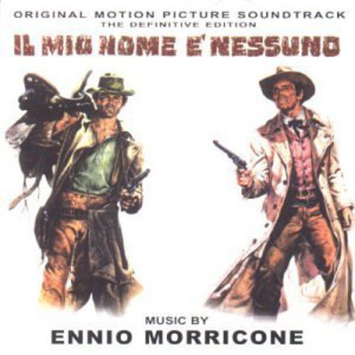 CD cover for Ennio Morricone’s “Il Mio Nome E Nessuno” with Western imagery.