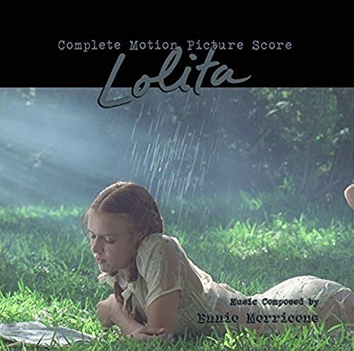 CD cover for Ennio Morricone’s “Lolita” soundtrack, featuring a young woman in grass.