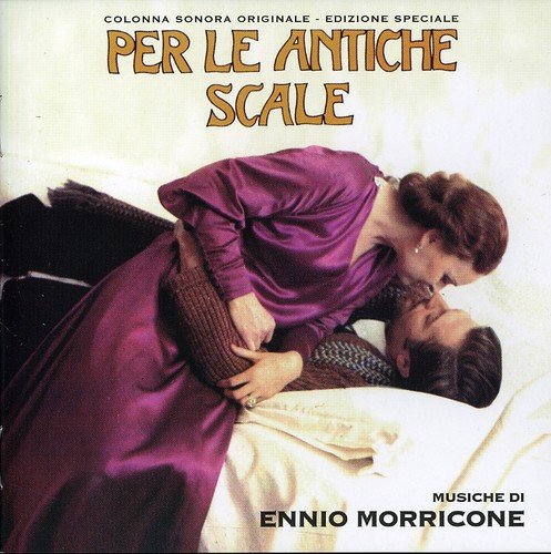 CD cover for Ennio Morricone’s “Per Le Antiche Scale” with a couple.