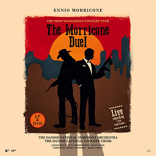 Vinyl album cover: two silhouetted figures in a Western-style standoff.