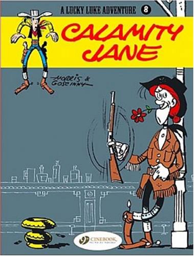 Comic book cover featuring Calamity Jane and a cowboy, numbered “08”.