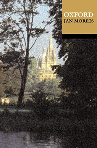 Book cover with a blurred image of Oxford University buildings and trees.