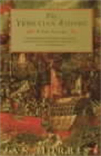 Book cover of The Venetian Empire featuring a historical painting of ships at sea.