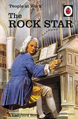 Ladybird book cover depicting a man in 18th-century attire at an organ.
