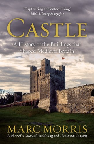 Book cover featuring a stone medieval castle under a cloudy sky.