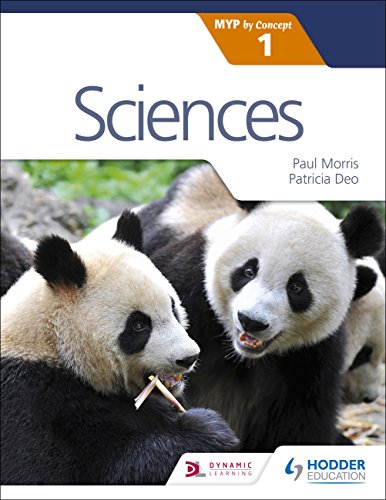 Textbook cover for Sciences for the IB MYP 1 featuring two giant pandas.