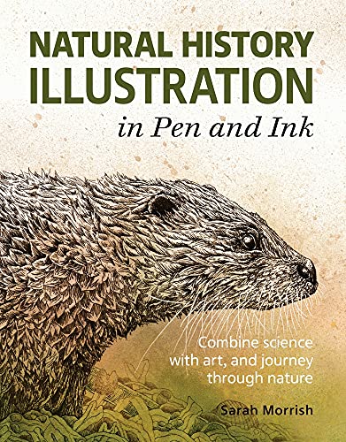 Book cover featuring a detailed pen and ink illustration of an otter’s head.