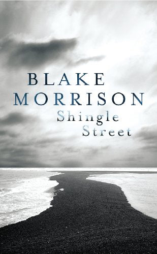 Book cover: "Shingle Street" with a grayscale coastal landscape.