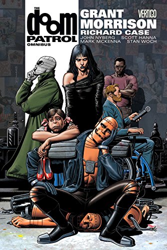 Doom Patrol Omnibus cover featuring a diverse group of superhero characters.