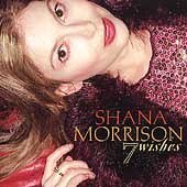 "CD cover featuring a woman with red lips and the title 'Shana Morrison 7 Wishes'."