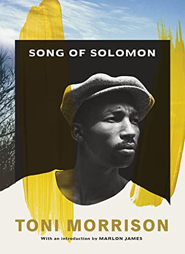 Book cover: “Song of Solomon” by Toni Morrison, featuring a man in a hat.