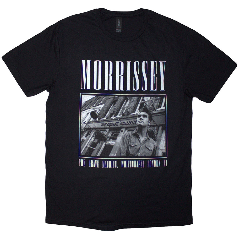 Black t-shirt with "Whitechapel" Morrissey album artwork, size XX-Large.