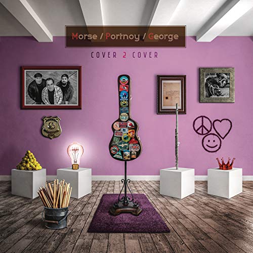 Album cover for "Cover 2 Cover" featuring a guitar and artwork display.