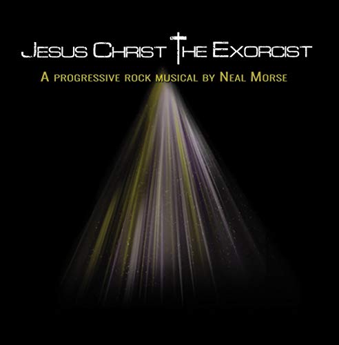 CD cover for "Jesus Christ The Exorcist" with a light beam.