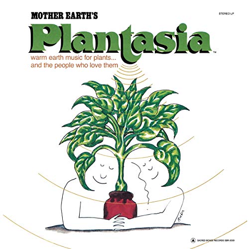 Album cover for Mort Garson’s Plantasia, featuring plant and human figures.