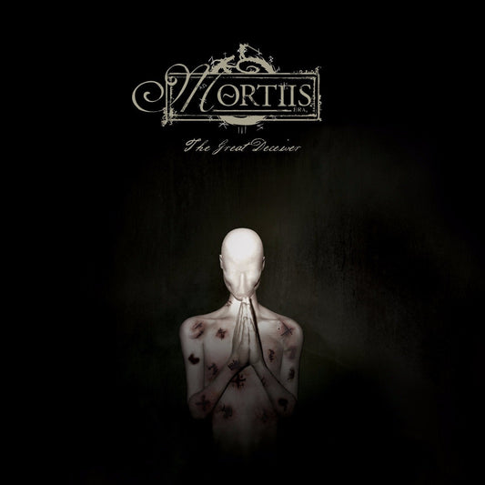 Mortiis album cover: faceless figure with ornate logo and dark background.