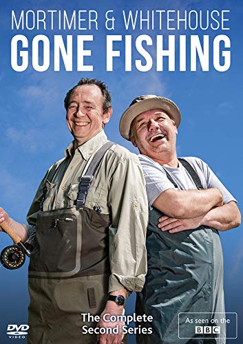 DVD cover featuring two men in waders against a blue sky background.