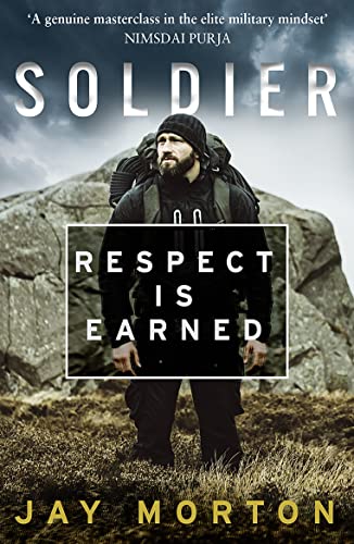 Book cover featuring a bearded man in black gear with a large backpack.