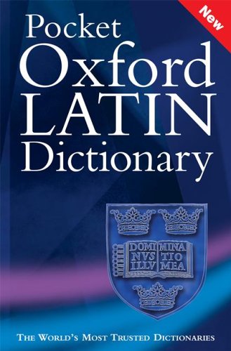 The cover of the Pocket Oxford Latin Dictionary with the Oxford University Press crest.