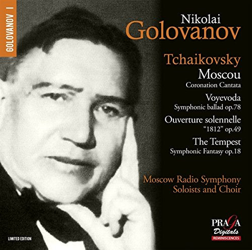CD cover featuring a portrait of Nikolai Golovanov and Tchaikovsky’s compositions.