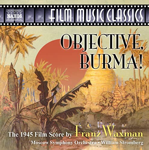 CD cover for "Objective, Burma!" film score by Franz Waxman.