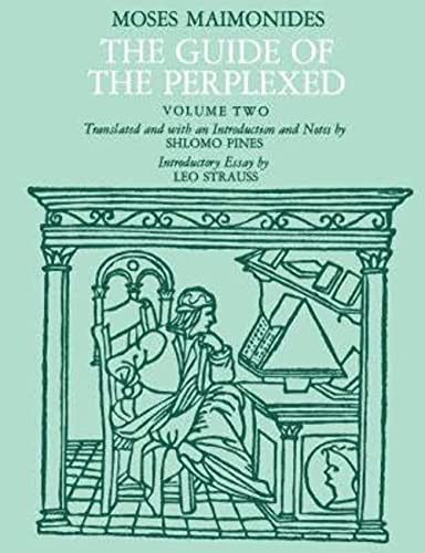 Book cover: “The Guide of the Perplexed, v.2” with a sketched scholar.