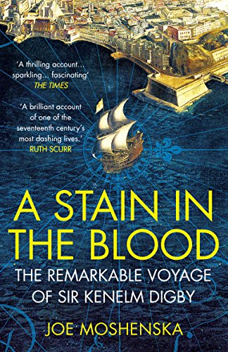 Book cover depicting a sailing ship over a map and coastal city.