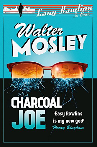 Book cover for “Charcoal Joe” by Walter Mosley, featuring sunglasses.