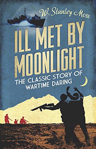 Book cover: "Ill Met By Moonlight" with silhouettes, a ship, and moon.
