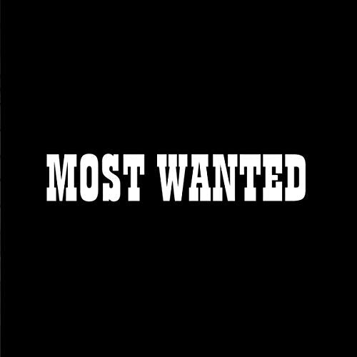 The words MOST WANTED in white block letters centered on a solid black background.
