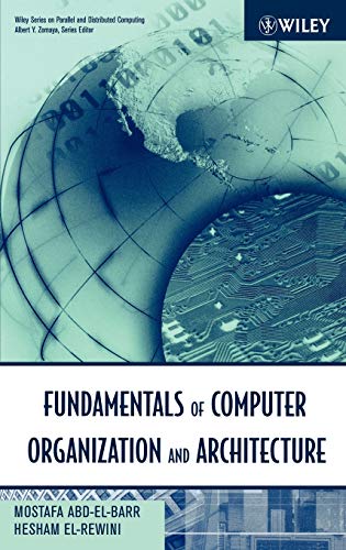 Book cover: globe overlaid on circuit board, title “Fundamentals of Computer Organization and Architecture”.