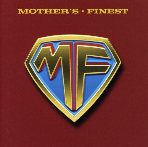 Album cover for Mother's Finest with a diamond-shaped logo and band initials.