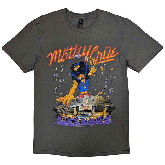 Black t-shirt featuring Motley Crue’s Allister King Kong graphic, size XX-Large.