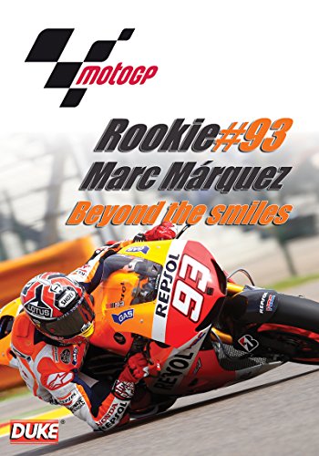 Marc Marquez racing motorcycle DVD cover, with text and logos.