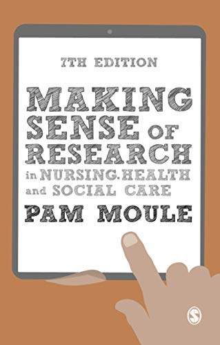 Book cover: "Making Sense of Research" by Pam Moule, 7th edition.