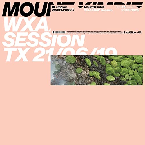 Mount Kimbie "WXAXRXP Session" vinyl record with abstract nature imagery.