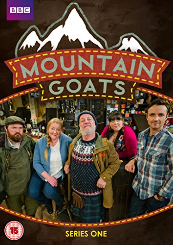 Mountain Goats" DVD cover featuring five people in a pub setting.