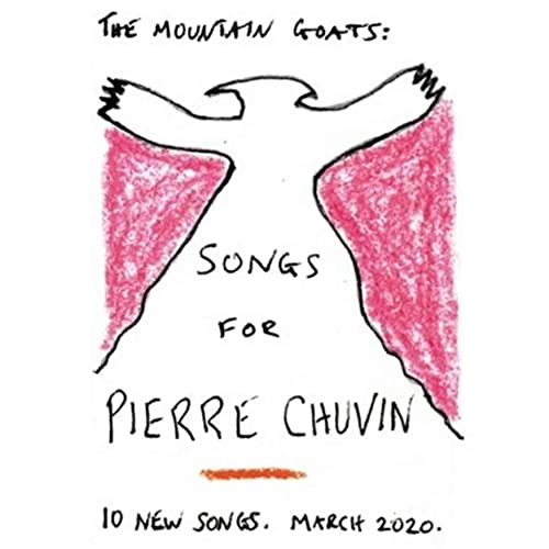 Album cover with a hand-drawn figure and text on a white background.