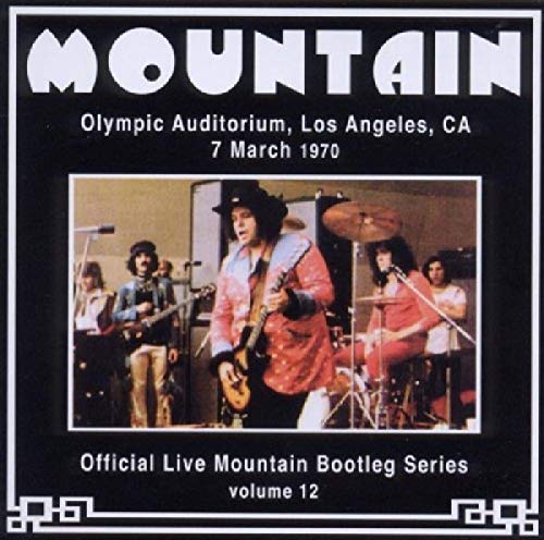 CD cover for Mountain's 1970 live album, featuring the band performing.