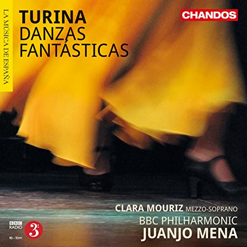CD cover featuring a blurred flamenco dancer in a yellow dress.