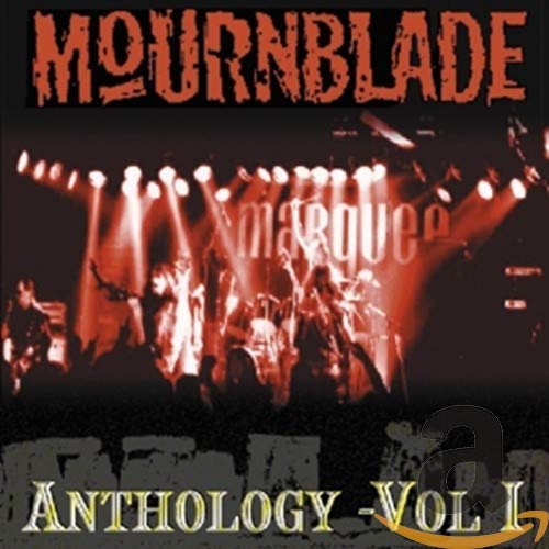 CD cover for Mournblade Anthology Vol 1, featuring a concert scene.