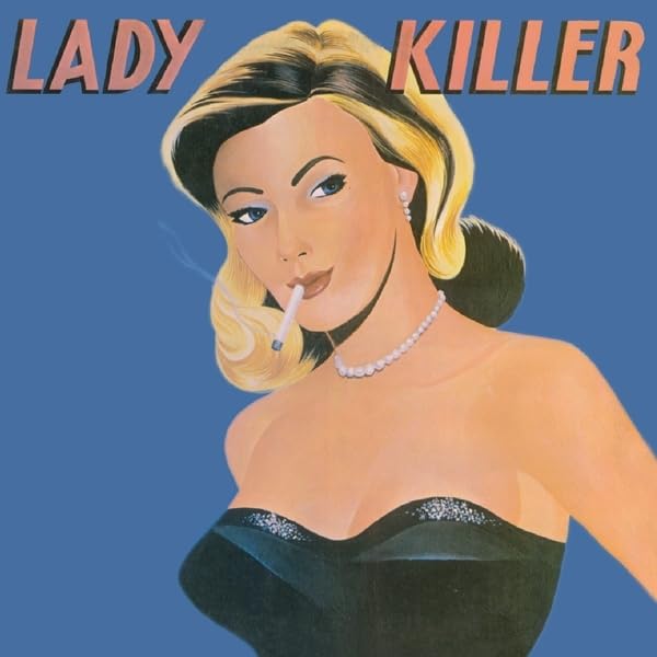 Vinyl album cover featuring a woman with blonde hair smoking a cigarette.