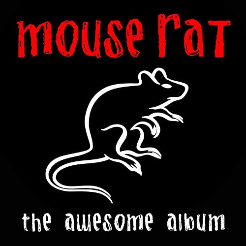 Black album cover with white text “Mouse Rat” and a rat illustration.