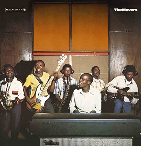 Album cover for "The Movers - Vol.1" featuring a band with instruments.